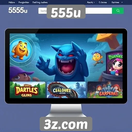 Análise da biblioteca de jogos do site 555u